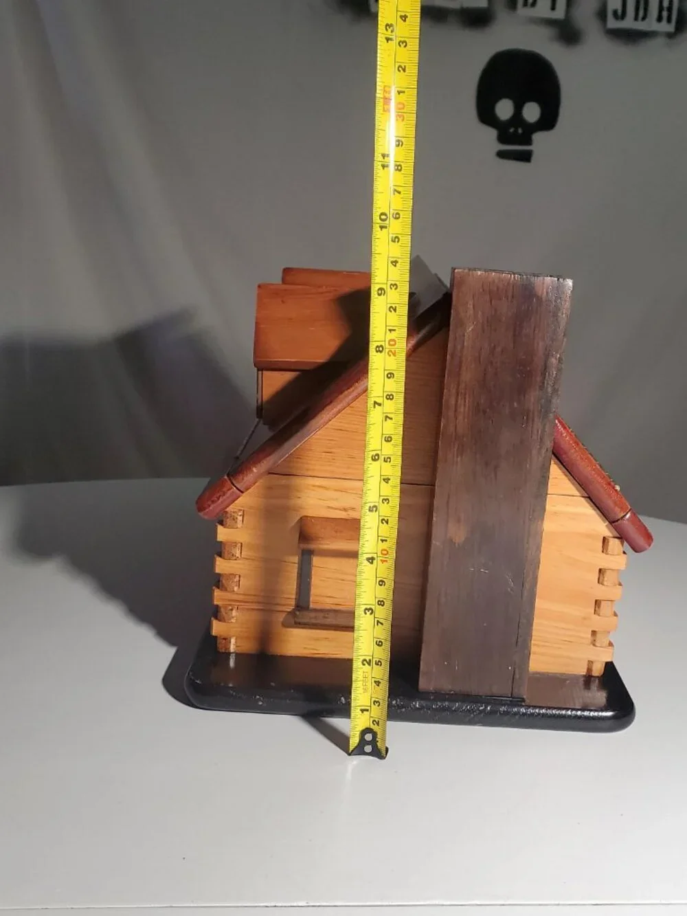 Wood House Jewelry Box - shipping included